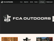 Tablet Screenshot of fcaoutdoors.org